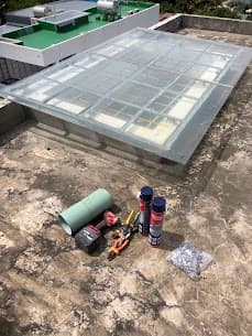 Chống thấm cửa sổ trời tại địa chỉ 114 Phạm Hữu Nhật - Đà Nẵng