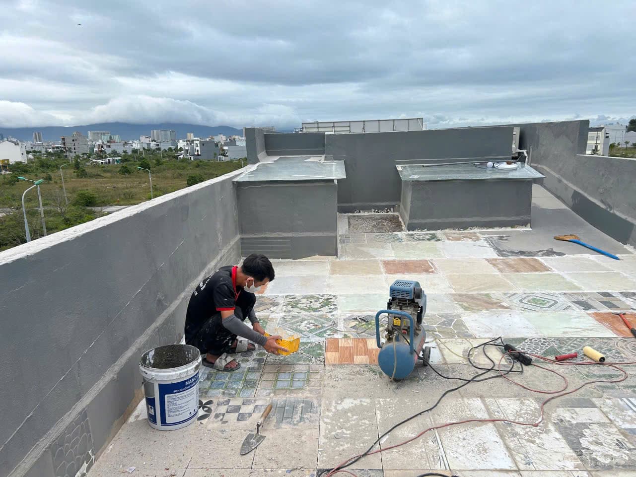 ✅ Chống thấm nước trần nhà tại Đà Nẵng